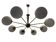 Italian Sputnik Brass Chandelier 1950’s