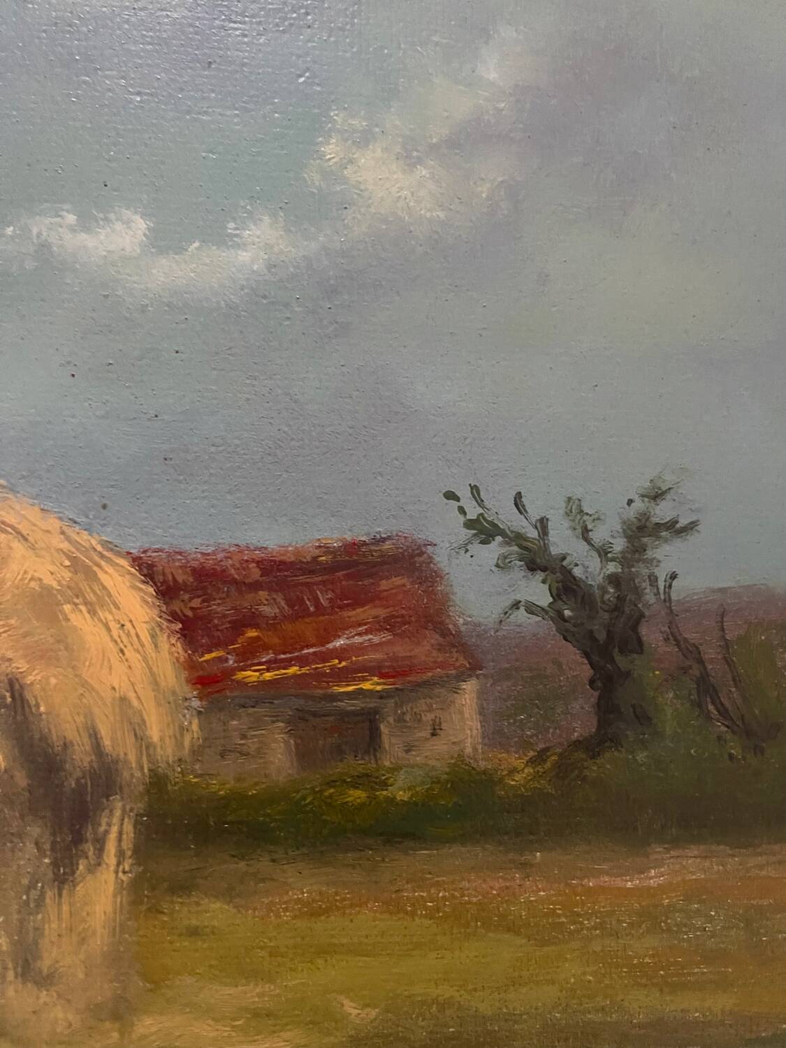 Breton painting on wood