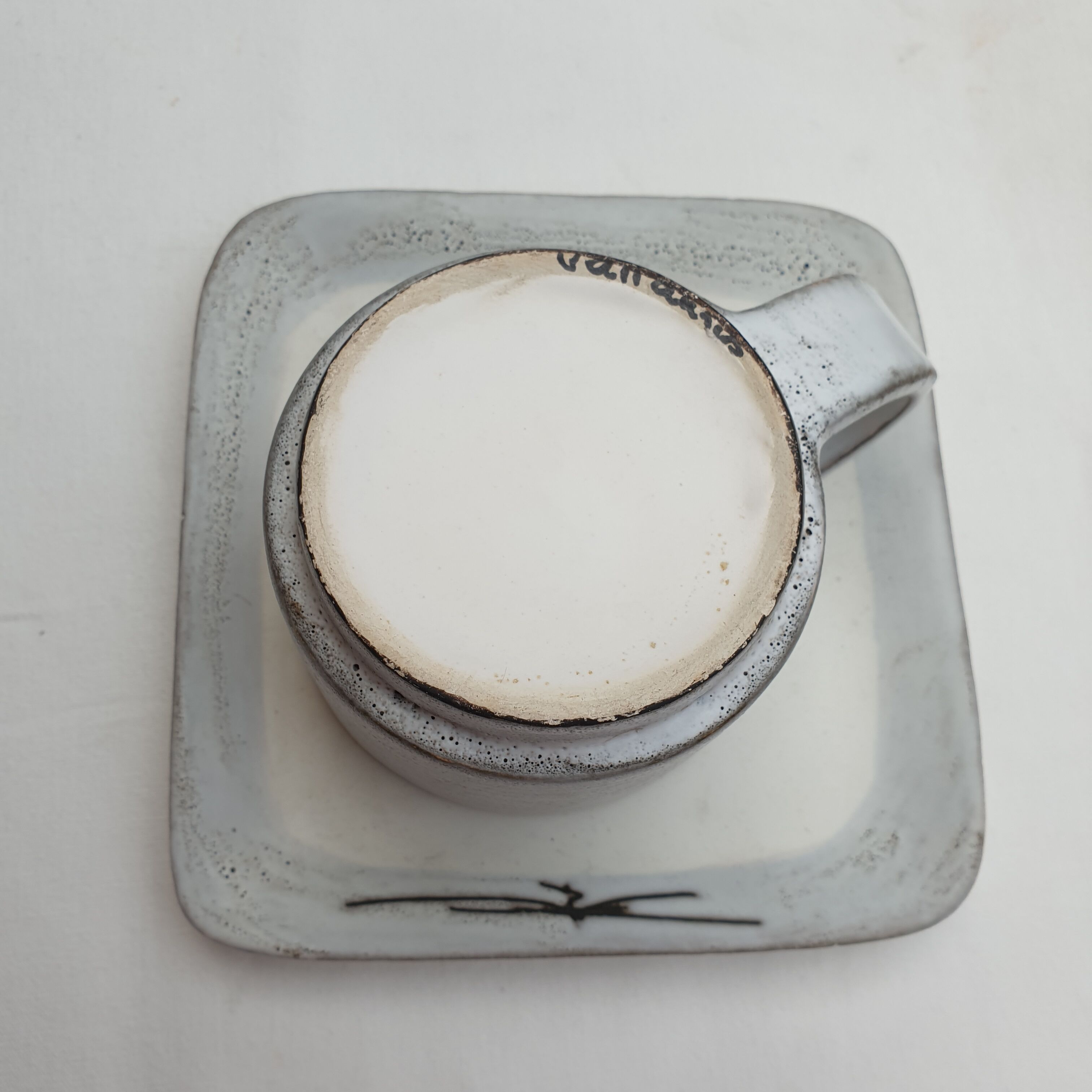 Henri Cimal Vallauris Vintage Ceramic Cup 1950's