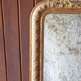 Mirror Louis Philippe gilded, 166 x 100 cm