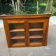 19th century Louis Philippe solid wood display case