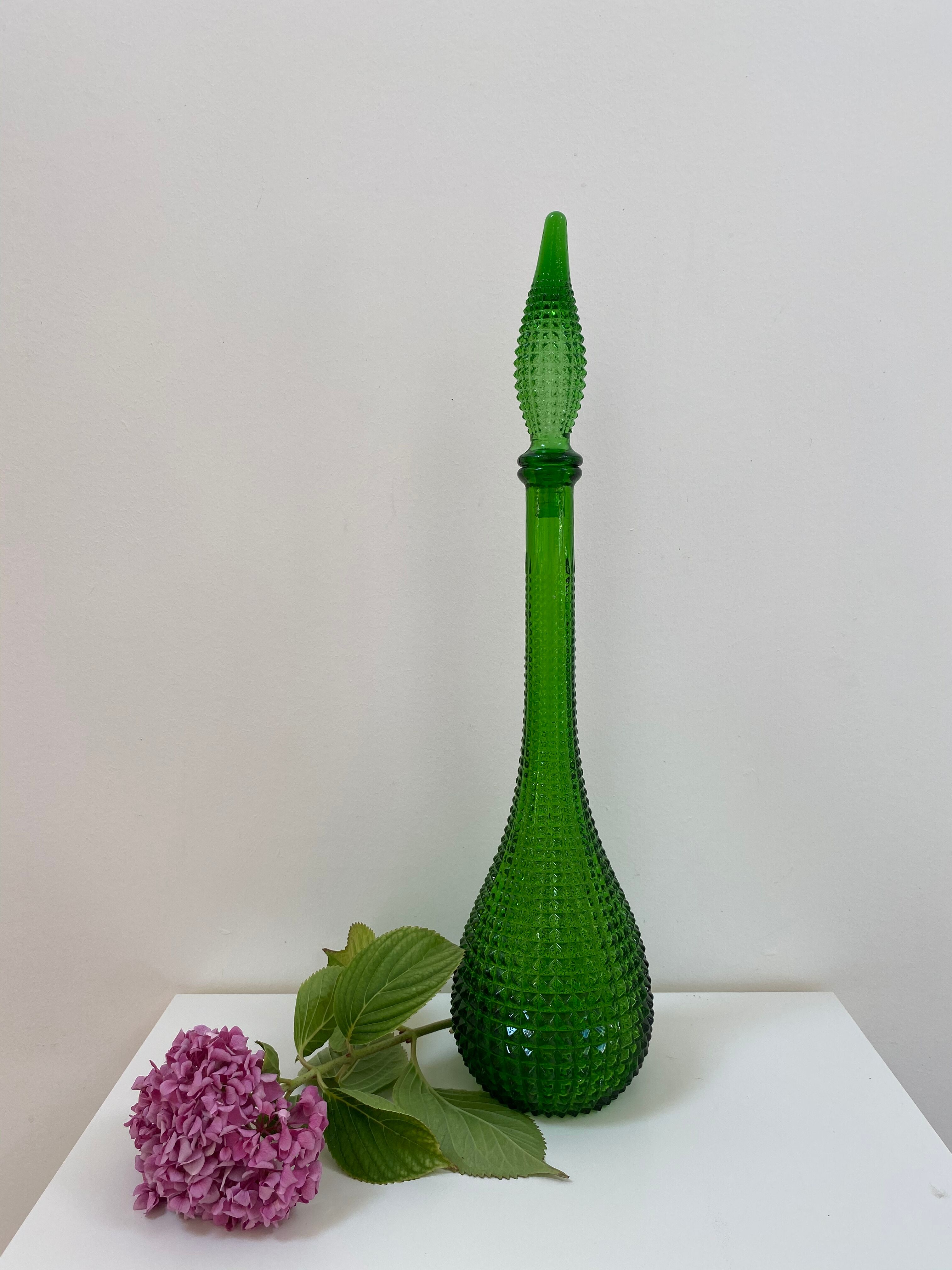 Italian Empoli XL decanter, 60s