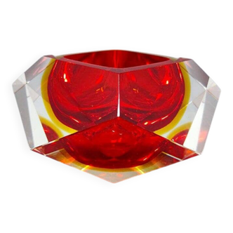 1960s Astonishing Big Ashtray or Catch-All By Flavio Poli for Seguso. Made