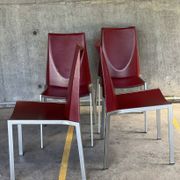 Ensemble de 4 chaises postmodernes italiennes