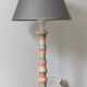 Ceramic lamp by 0. corro vintage