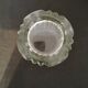 Large glass vase Pattern Lines and diamonds