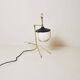 Lampe de table en forme de lanterne en laiton, années 50