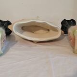 Pair of vases + planter