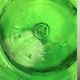 Large antique green glass bottle – early 20th century