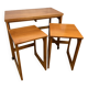 Retro vintage mid-century teak coffee table, 1960s. Tristor Danish Design