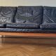 Midcentury Rare Leather Sofa Bovenkamp, Netherlands, 1960s