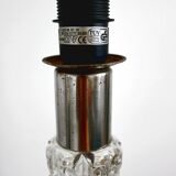 Small vintage Richard Essig art deco floor lamp in glass and chrome, 1960s