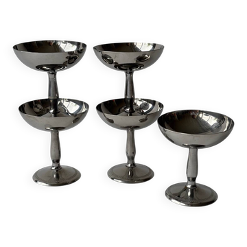 Vintage stainless steel cups