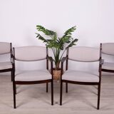 Fauteuils en Palissandre par Erik Buch pour Ørum Møbelfabrik, 1960s, Set de 4