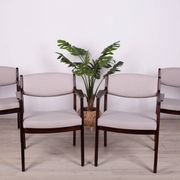 Rosewood Armchairs by Erik Buch for Ørum Møbelfabrik, 1960s, Set of 4