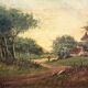 HC Darn (No. 2): Oil on canvas depicting a lively countryside landscape