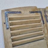 Pair of old shutters