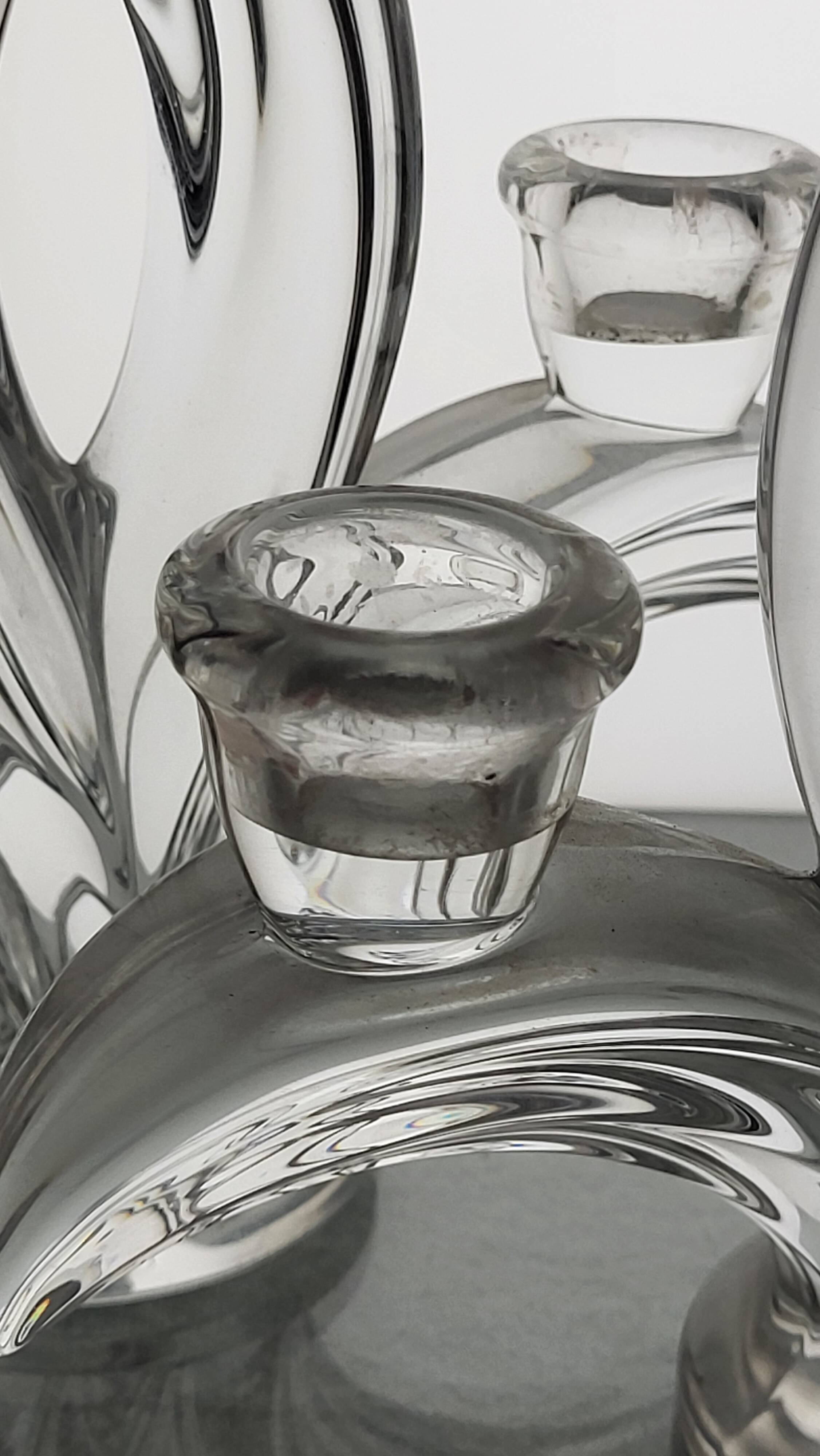 Vannes crystal candlestick holder