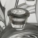 Vannes crystal candlestick holder