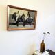 Mid-Century Modern Swedish "Altea" Vintage Abstract Figurative Oil Painting, Framed