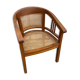 Fauteuil colonial canage