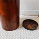 Brutalist sculptural wooden umbrella stand from the 1970s.