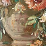 Nature morte au bouquet de fleurs sauvages, XX siècle , signé