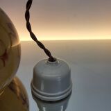 Art Deco lamp in opaline glaze Verreries de Scailmont Henri Heemskerk Belgium