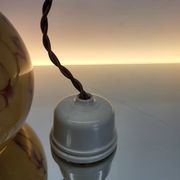 Art Deco lamp in opaline glaze Verreries de Scailmont Henri Heemskerk Belgium