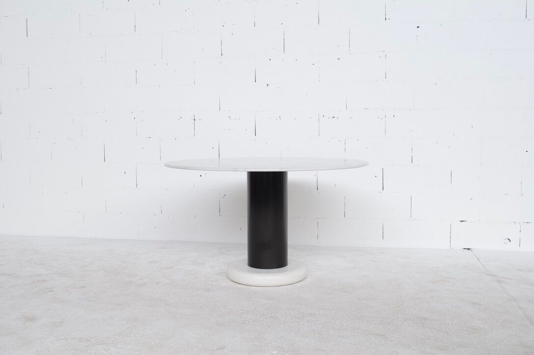 Table Loto Rosso by Ettore Sottsass, Poltronova publisher, 60s'