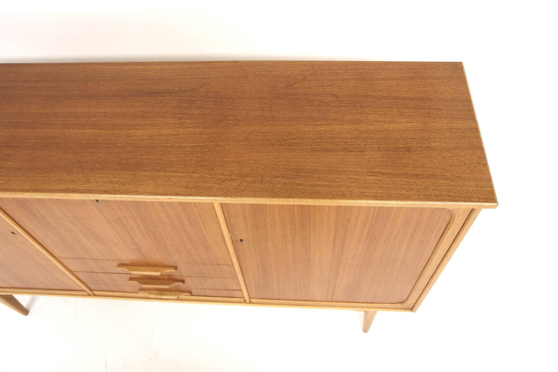 Scandinavian teak and oak sideboard, Sweden, 1960