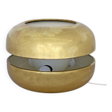 Luciano Frigerio Italian Table Lamp Vibrated Brass "Ballata Alta", 1974