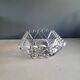 Vintage bread basket in forged chrome-plated metal