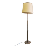 Late Art Deco floor lamp in bronze, 1940s.