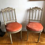 Pair of Louis XVI style chairs