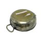 Eclectic pot, patinated brass, Austria, early 20th century