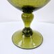 Vintage fruit bowl blown glass biot glassware unique piece
