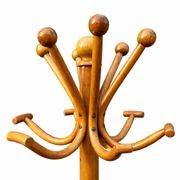 Porte manteau perroquet Antique bois courbé style Viennois