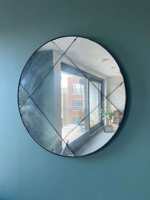 Industrial round mirror