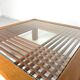 Mid-Century Coffee Table, Wood and Glass, Italy
