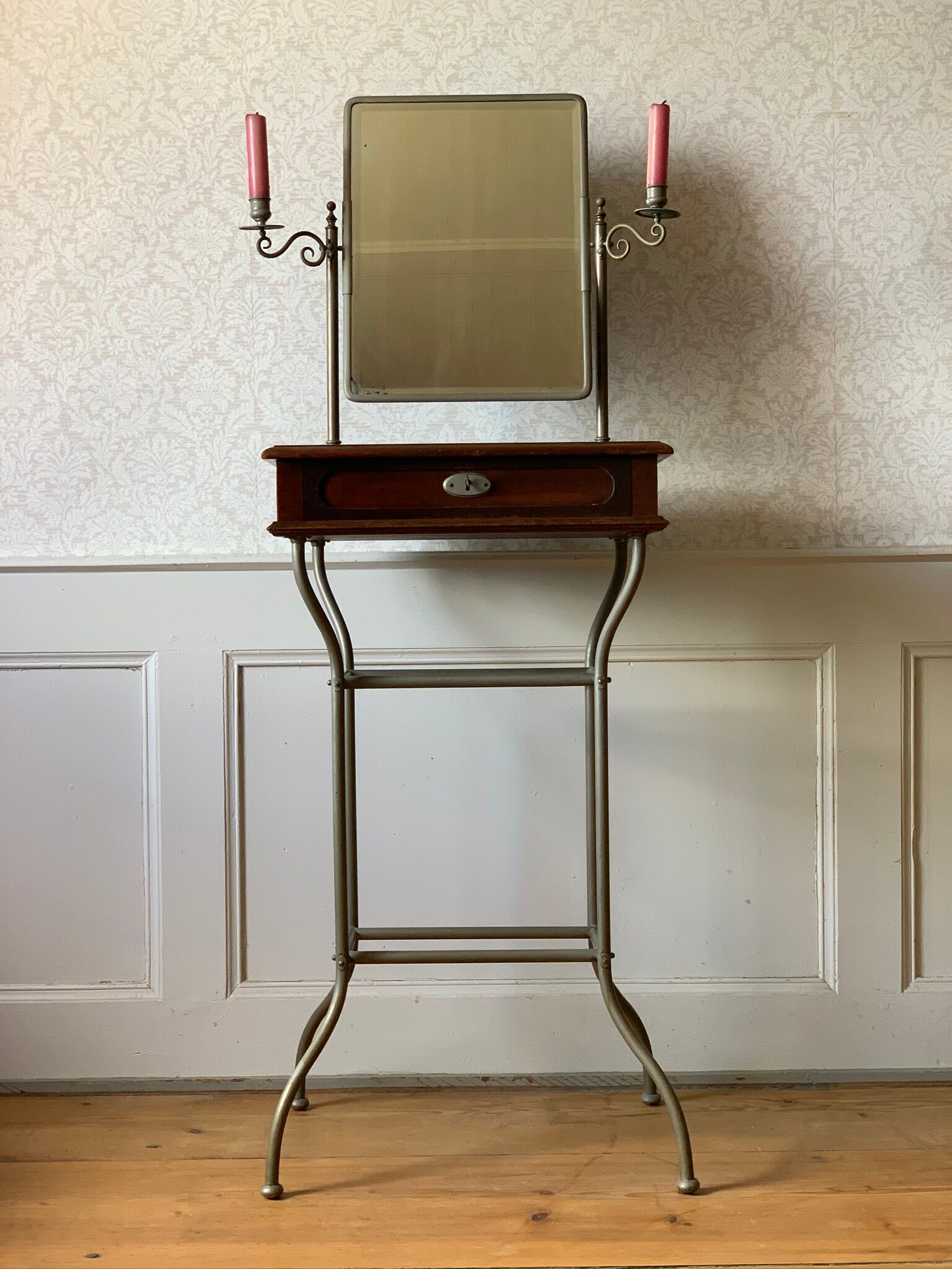 Small Ladies dressing table with candle holders