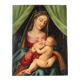 Ancient painting of the Virgin Mary with the Child Jesus, 16th century.