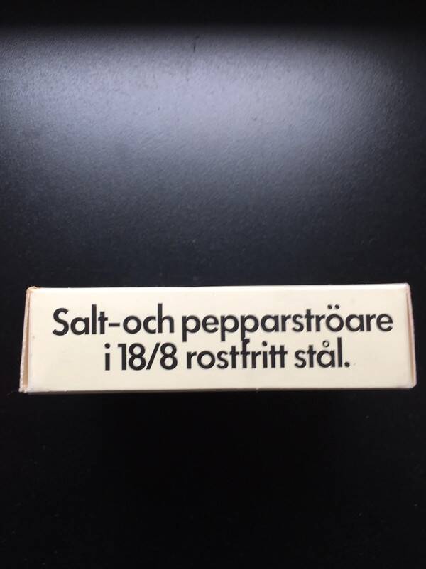 Boda Nova New Salt and Pepper Shakers