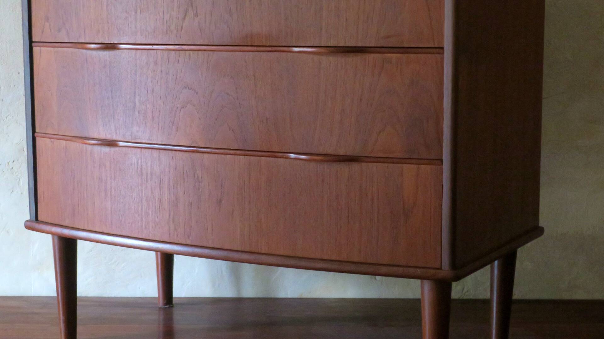 Danish teak chest of drawers signed by Holger Georg Jensen, 1960s