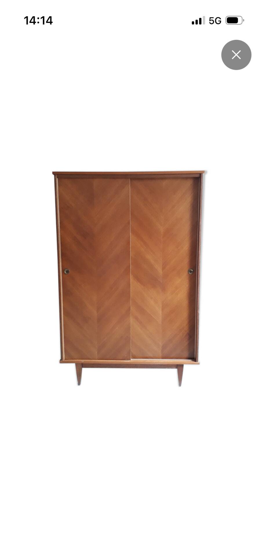 Armoire en bois vintage