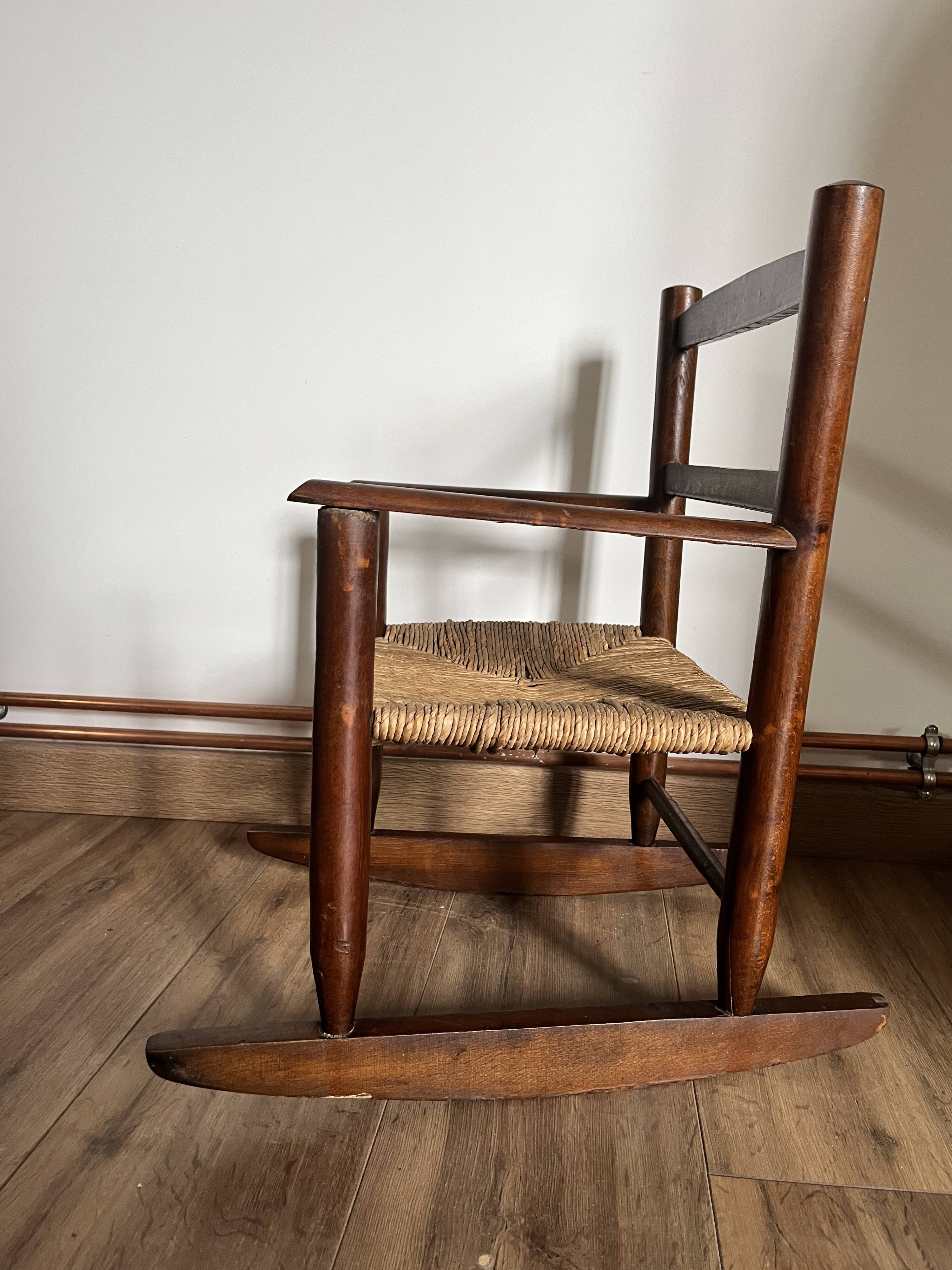Pair of children's rocking chairs