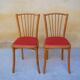 Pair of vintage bistro chairs