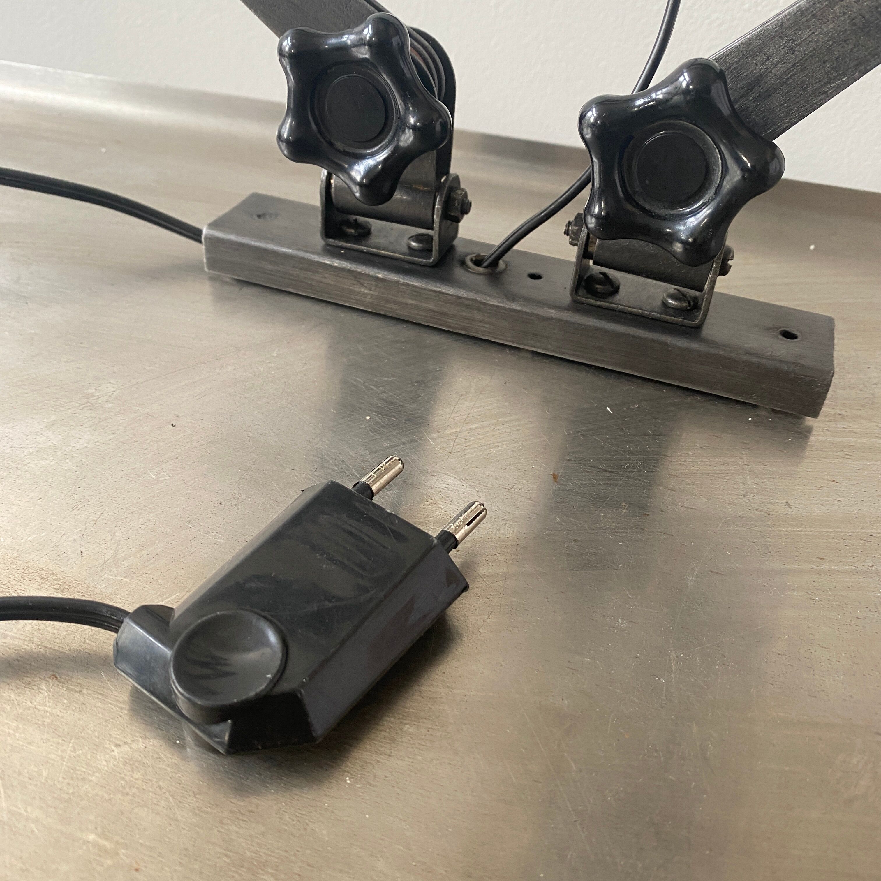 Old industrial accordion lamp