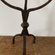 Brutalist Iron Candle Holder Circa 1970 Vintage