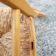 Lot de 3 chaises en paille Baumann